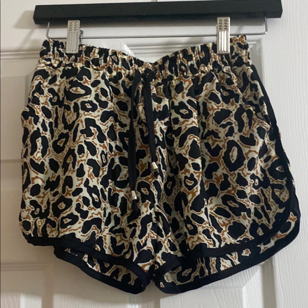 Leopard Print Kids Shorts